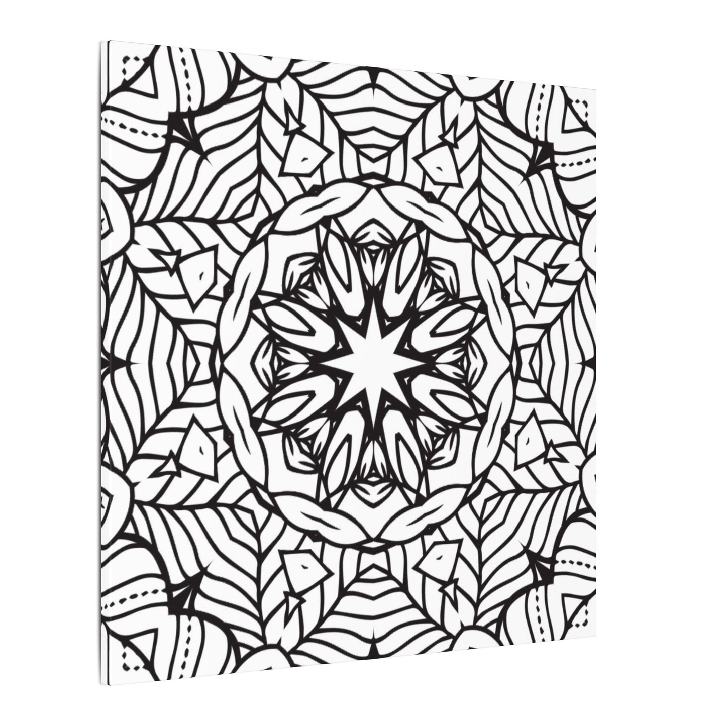 Paint-Your-Own Mandala Canvas Design #20, Stretched, 0.75" (Multi-Size)