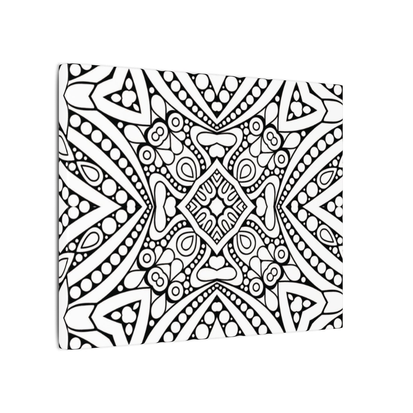 Paint-Your-Own Mandala Canvas Design #44, Stretched, 0.75" (Multi-Size)