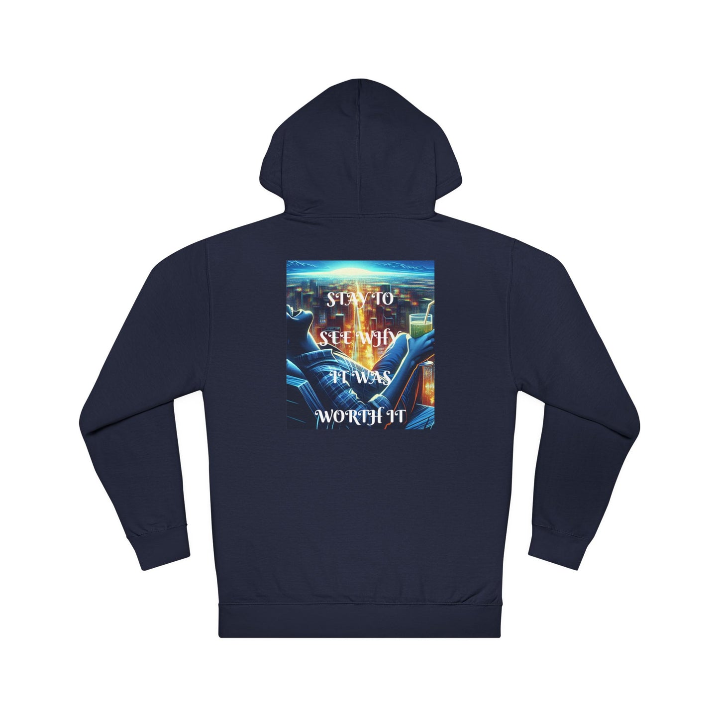 DECODED | STAY TO SEE WHY IT WAS WORTH IT | Unisex Hooded Sweatshirt