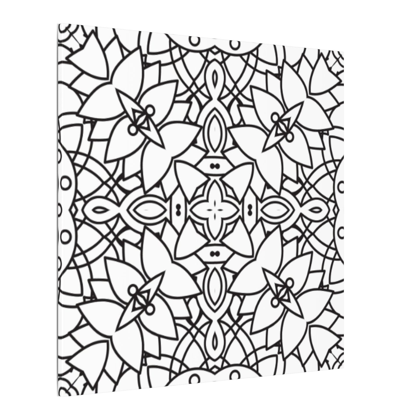 Paint-Your-Own Mandala Canvas Design #2, Stretched, 0.75" (Multi-Size)