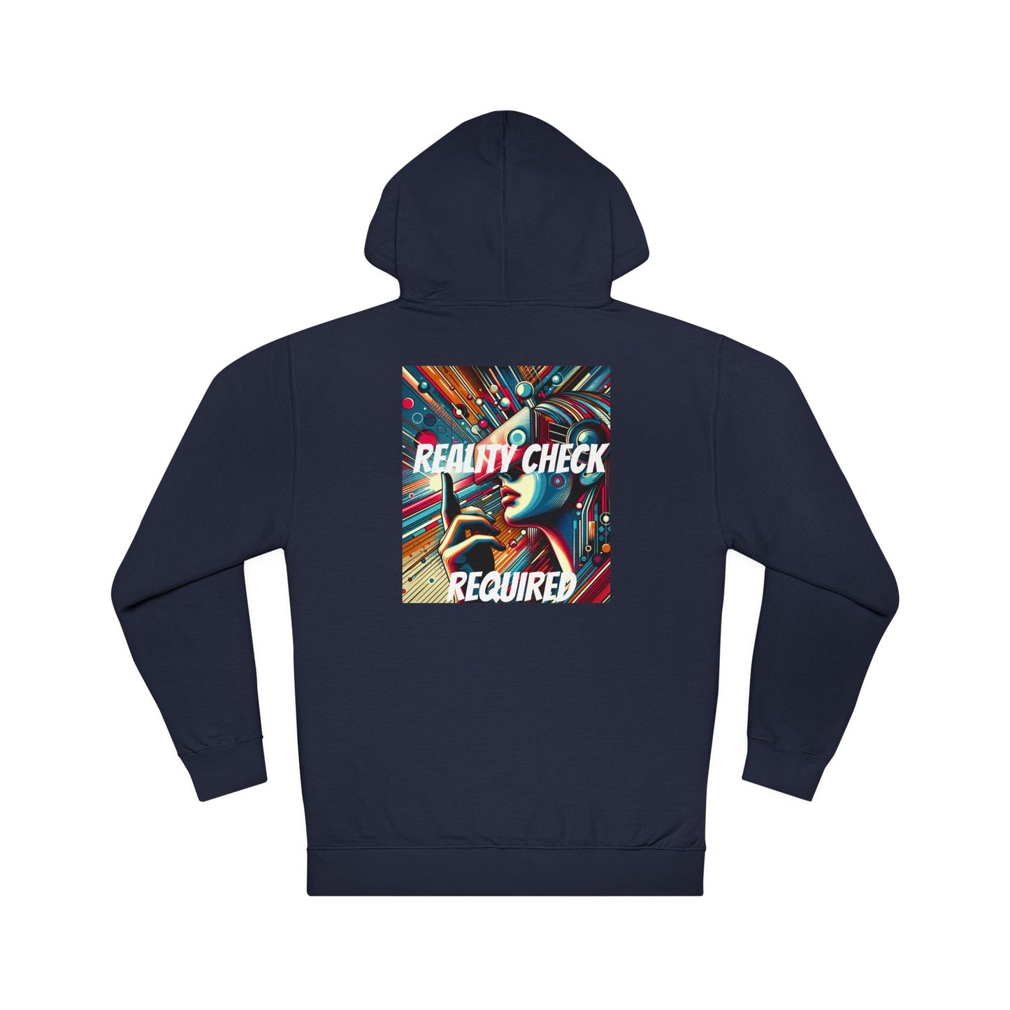 DECODED | REALITY CHECK REQUIRED | Unisex Hooded Sweatshirt