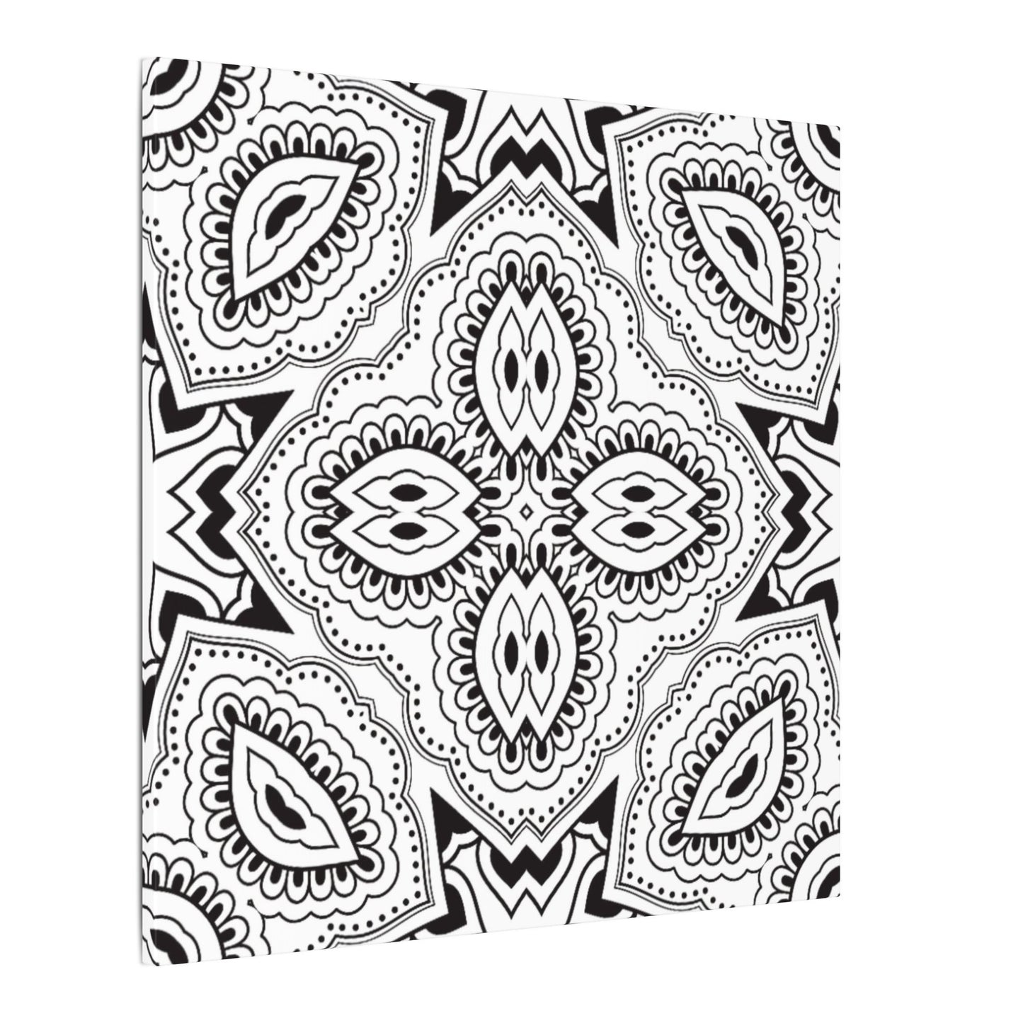 Paint-Your-Own Mandala Canvas Design #36, Stretched, 0.75" (Multi-Size)